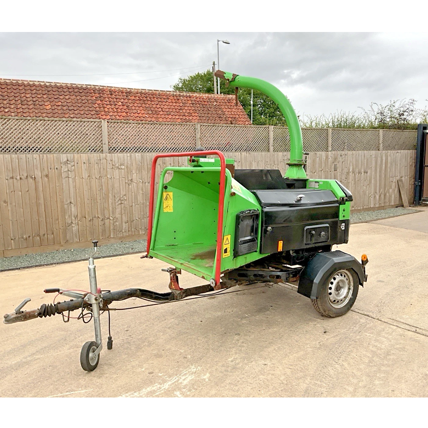 2014 GREENMECH QUADCHIP 160 DIESEL FAST TOW TURNTABLE WOODCHIPPER